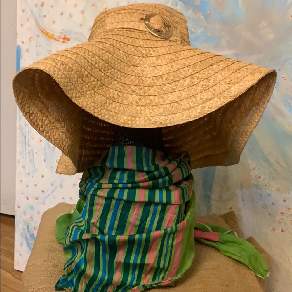 Badgley Mischka summer hat